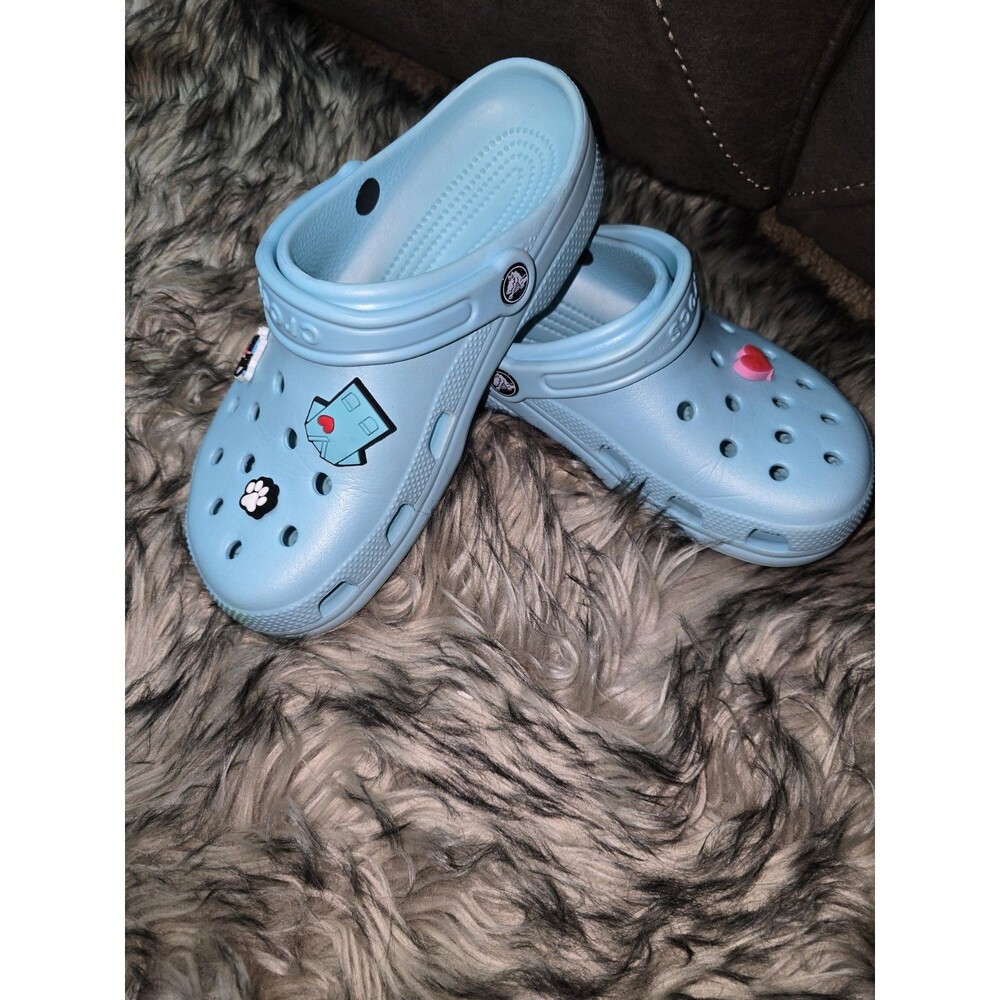 Crocs Sandals Blue Sz 6